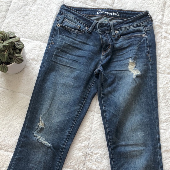 Original Aéropostale Ripped Jeans - Picture 2 of 4